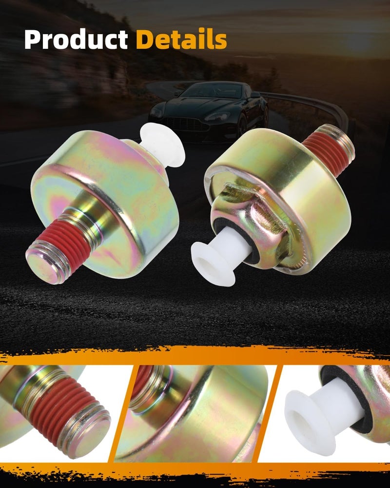 ROADFAR Ignition Knock Detonation Sensor 10456018 Fit for Chevy Express 1500 2500 3500/C1500 C2500 C3500/K1500 K2500/Impala/Blazer, for Cadillac Escalade, for Buick Roadmaster 1985-2002 2.5L - 8.1L - Image 5